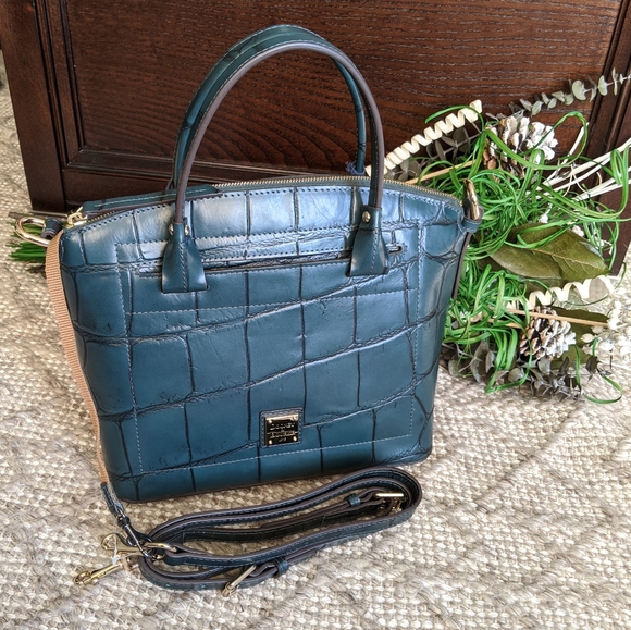 Dooney & Bourke Handbags - Dooney & Bourke deep teal domed satchel